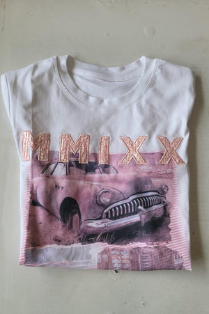 'Wild cars' printed tee