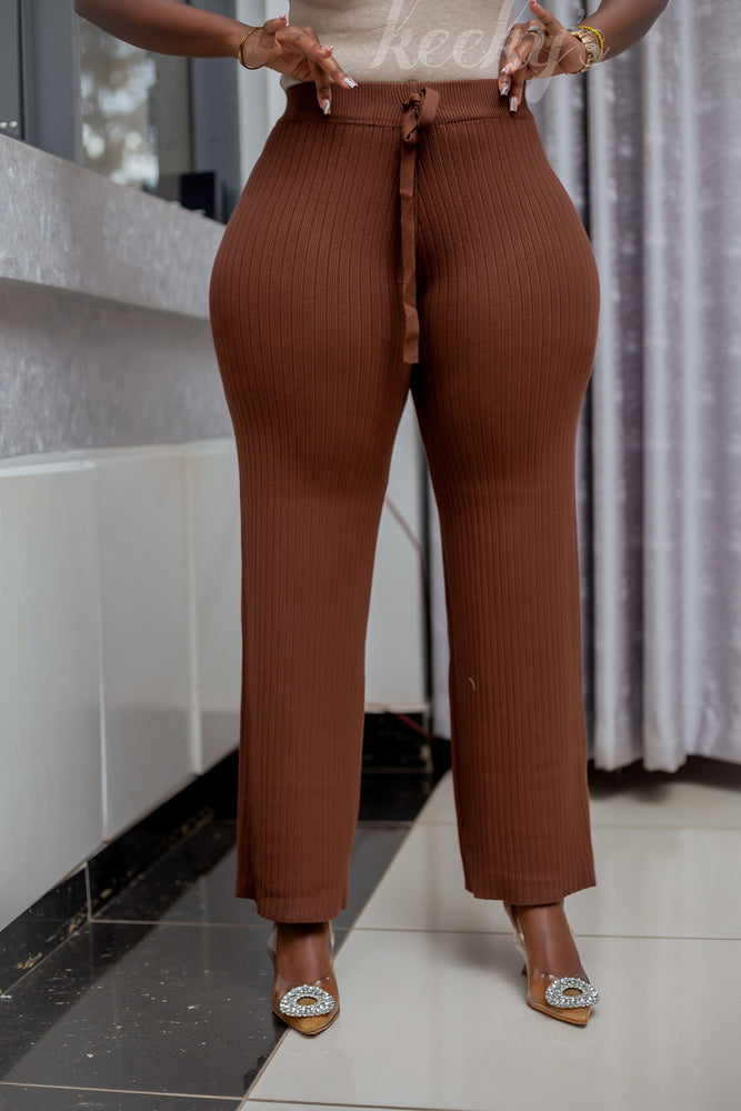 Extreme comfort ribbed pants