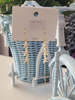 Dinner ready gold hypoallergenic earrings