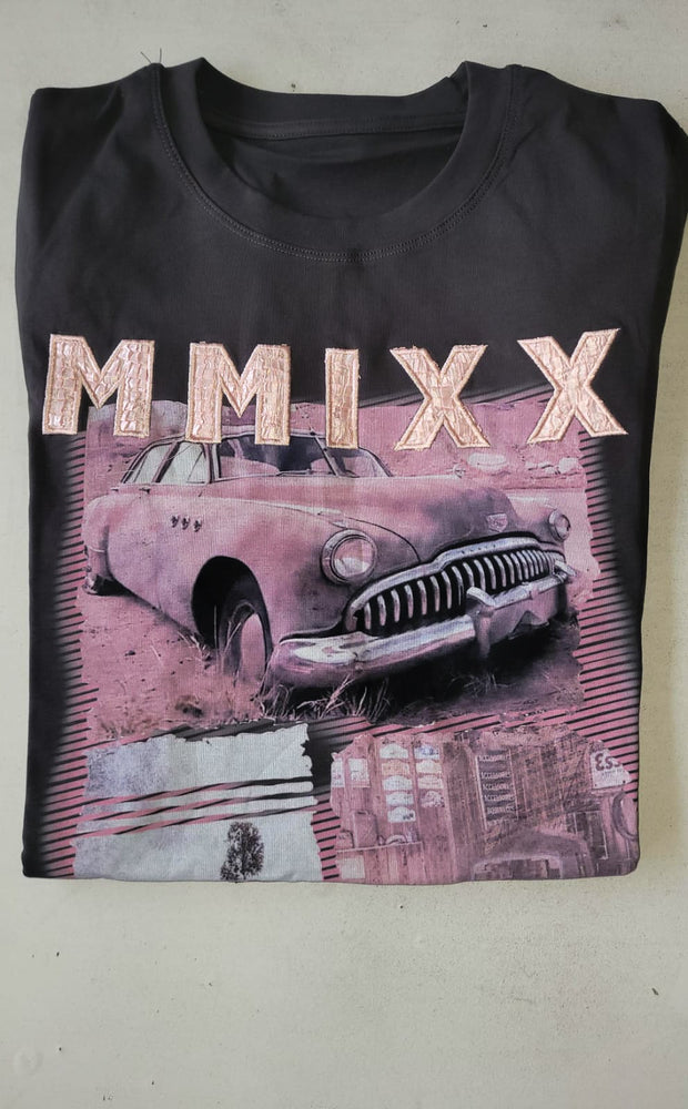 'Wild cars' printed tee